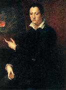 Alessandro Allori Portrait of a Young Man oil